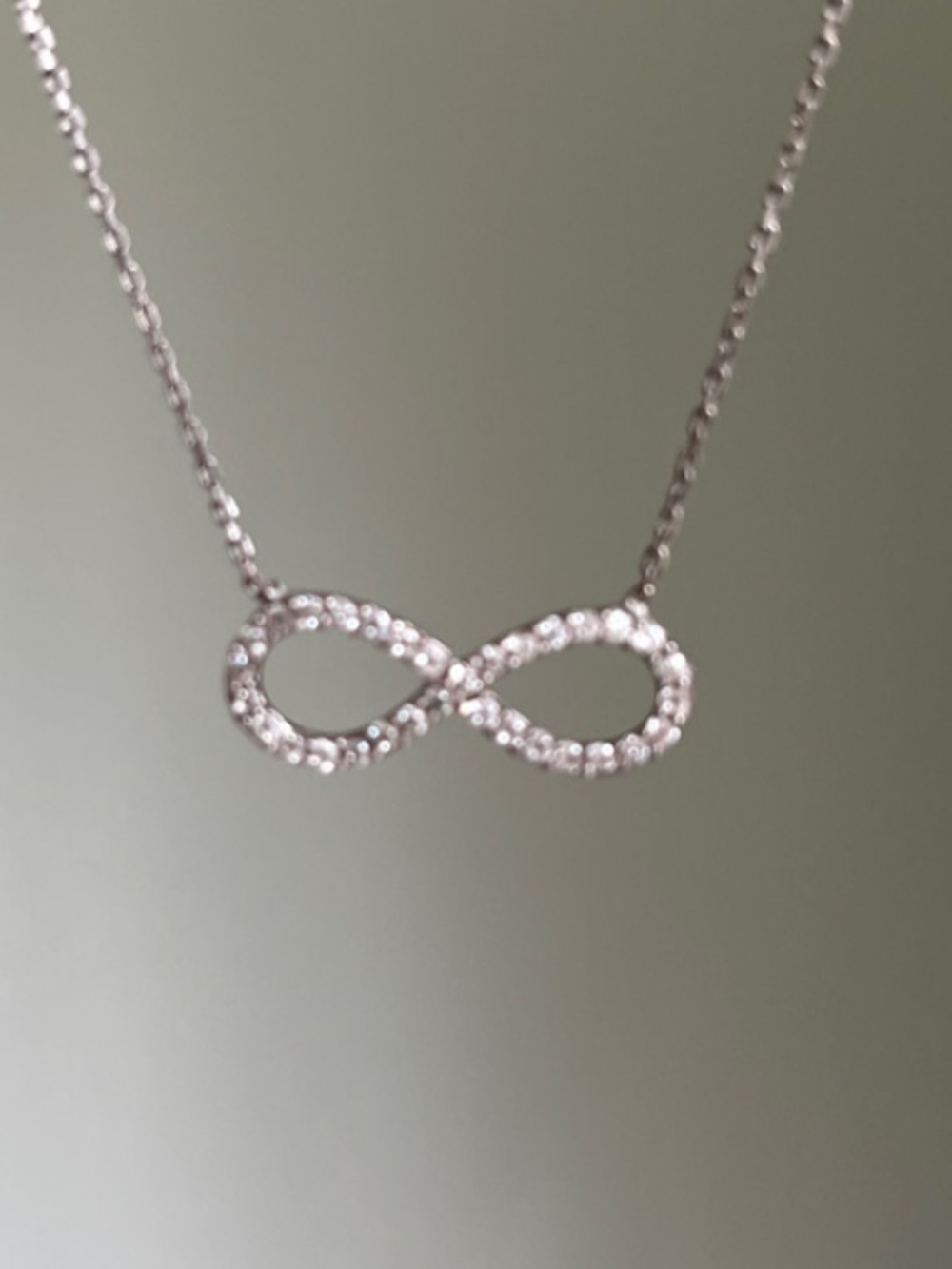 Infinity Pendant Necklace in Sterling Silver - Women Jewelry
